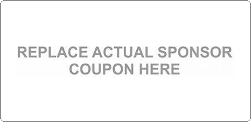 Placeholder text for sponsor coupon image.